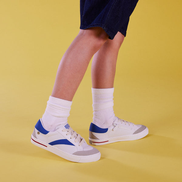 Sneakers azules con detalle en el lateral para niño juvisy