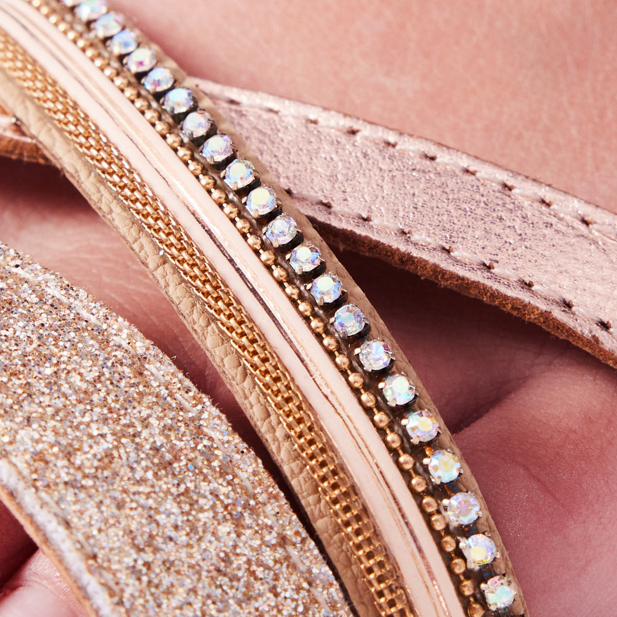 Maroa girls detailedink leather sandals