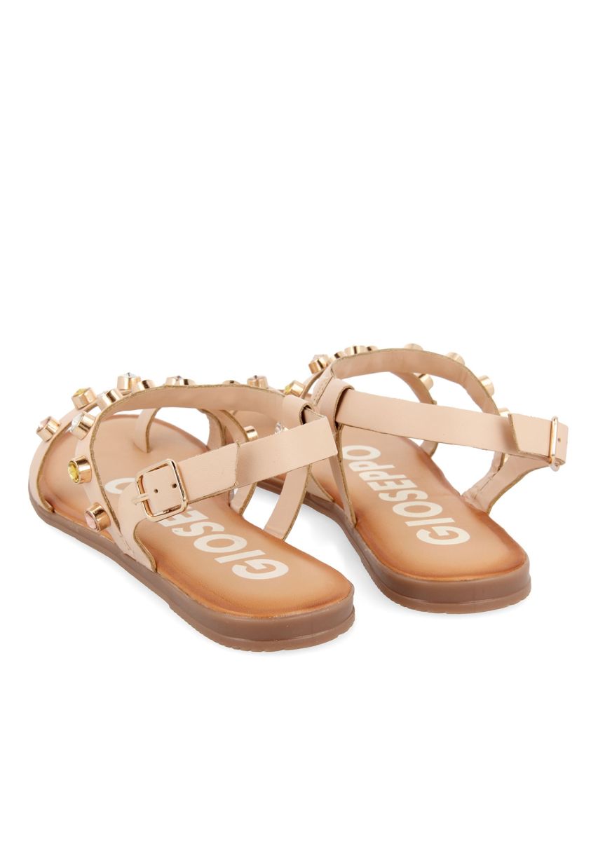 Sandali nude con gioielli multicolori da donna HALCOTT